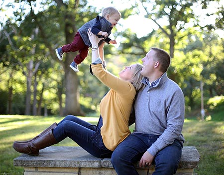 Family built with the help of Lifetime Adoption resources and articles laughs together